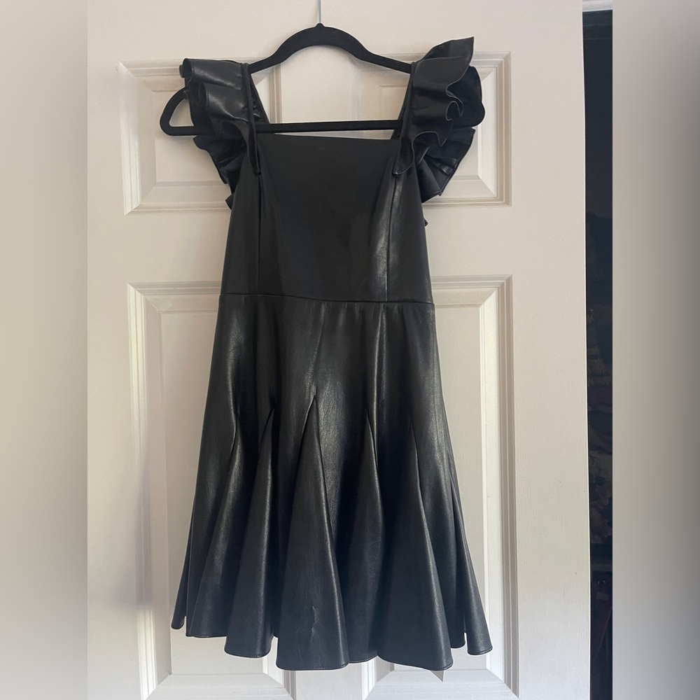 Alice + Olivia Black Mini Dress